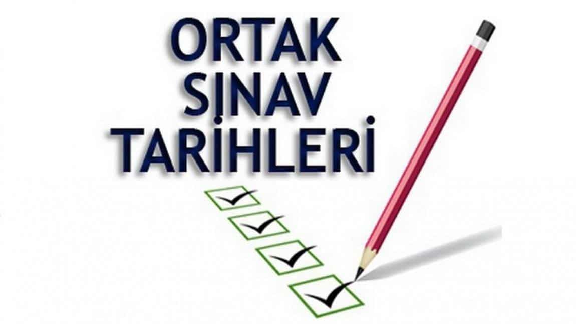 2.Dönem 2.Ortak Sınav Takvimi